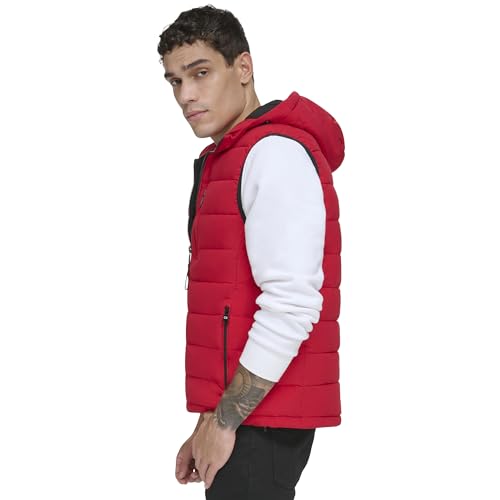 Calvin Klein Men's Lightweight Packable Hooded Puffer Vest3