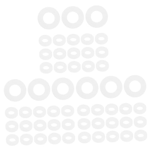 Abaodam 3sets Enhance Your Drum Performance Drum Kit Felt Pads Dampener Gel Pads Bass Patch Snare Regulator Washers 100pcs*3