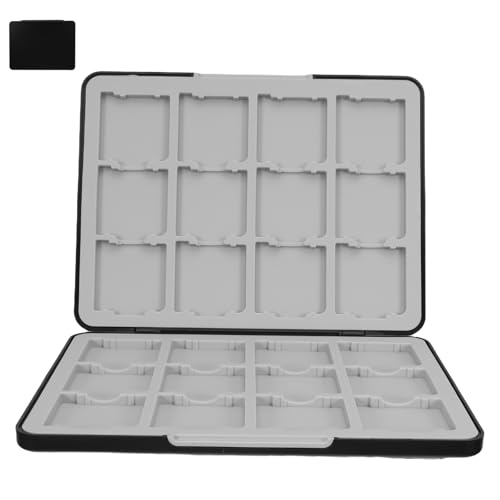 Estuche portátil Switch de 24 ranuras con almacenamiento rígido antishock y cierre magnético