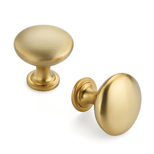 Ravinte 30 Pack Gold Cabinet Hardware Zinc Cabinet Door Knobs Drawer Knobs Kitchen Cabinet Knobs Gold Dresser Drawer Handles Brushed Brass Drawer Pulls #TOP5