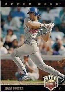 1993 Upper Deck Mike Piazza Rookie Card # 2 MLB Baseball Trading Card