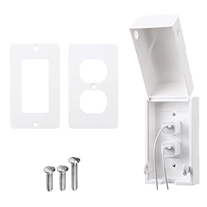 Bates – Baby Safety Outlet Cover Box, Outlet Covers Baby Proofing, Plug Covers for Electrical Outlets, Baby Proof Outlet…