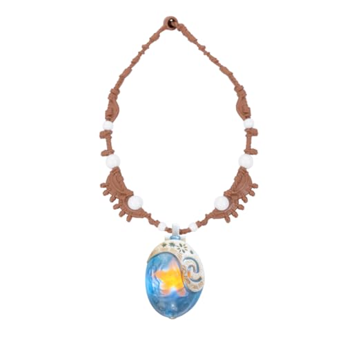 Disney Vaiana 2 Collier Étoile de Mer Officiel Bijou Fantaisie Enfant Pendentif Doré avec Chaîne Accessoire Princesse Polynésienne Déguisement Film Idée Cadeau Fille Dès - vue 4