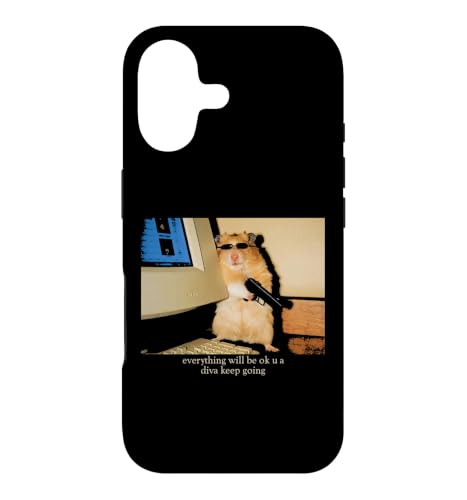 Funny Hamster Meme Agent ���`�x�[�V�������p Everything OK �X�}�z�P�[�X iPhone 17 �p