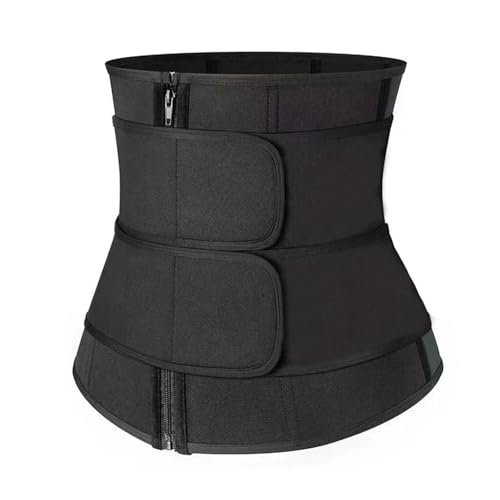 Gaine amincissante en néoprène noir - Ceinture abdominale de sudation M L XL