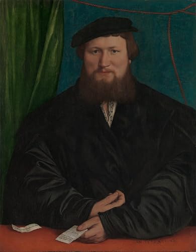 Affiche Toile Derick Berck de Cologne Hans Holbein Poster Portrait Art Décoration Mural 60x90