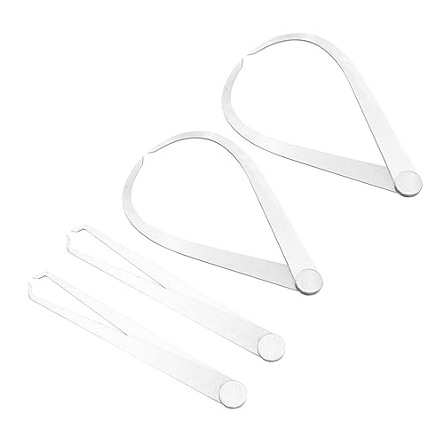 OUNONA 2pcs Internal External Calipers Joint Outside Calipers Digital Measuring Tool Measuring
