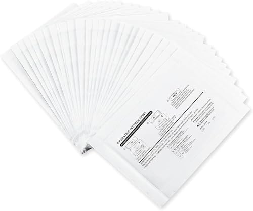 Ölpapier für Aktenvernichter 24 Stück Ölblätter mit 100% Rapsöl zur Wartung und Pflege des Schredders