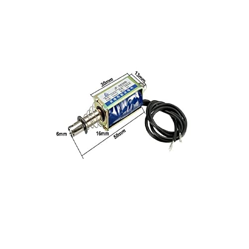 Image of xcluma JF-0530B DC 12V 5N Push-Pull Type DC Solenoid Electromagnet Linear Motion
