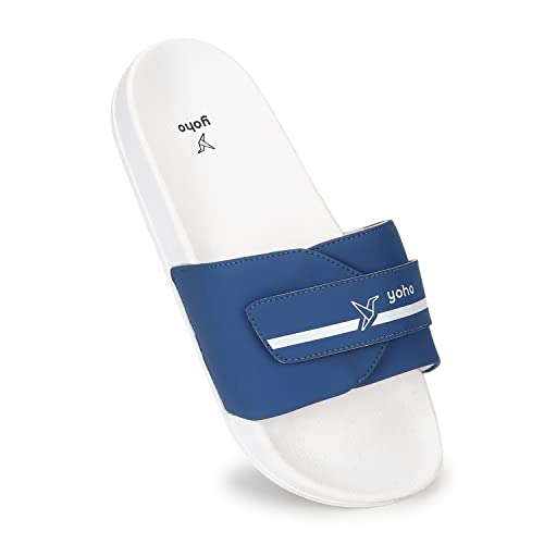 Image of YOHO Drystep Sliders for Men | Waterproof Monsoon Footwear & Rainy Sandals | Skin Friendly Adjustable Strap