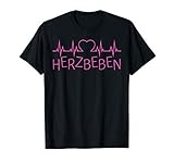 Herzbeben Herzschlag Herz EKG T-Shirt