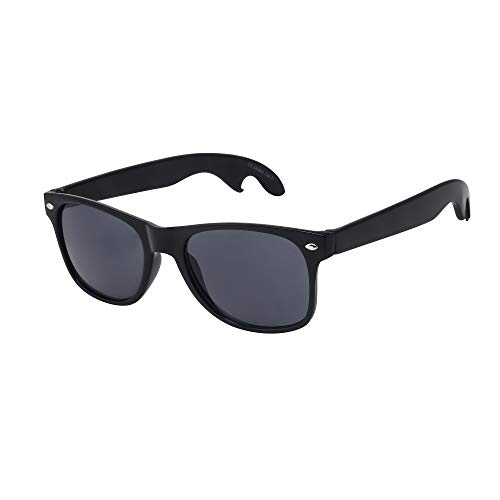 ASVP Shop Hochwertige Sonnenbrille Retro Vintage Unisex Brille für Männer und Frauen Schwarzer Flaschenöffner (WF29) Cover