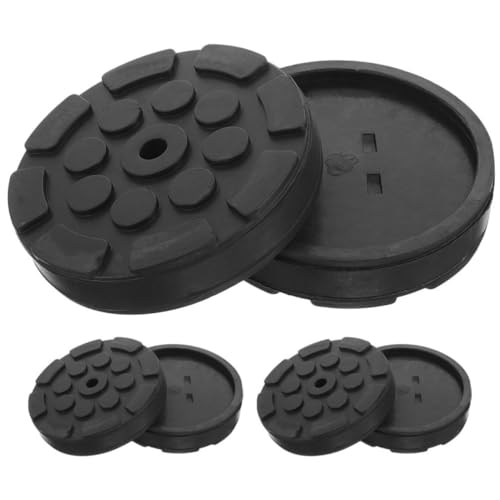 Cric de voiture instable ? Patins octogonaux en caoutchouc anti-glisse x6