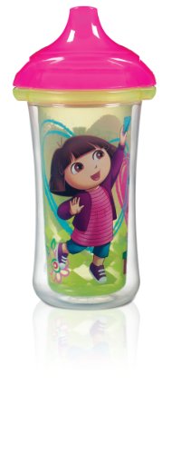 Munchkin Dora the Explorer Click Lock Insulated Sippy Cup, 9 Ounce