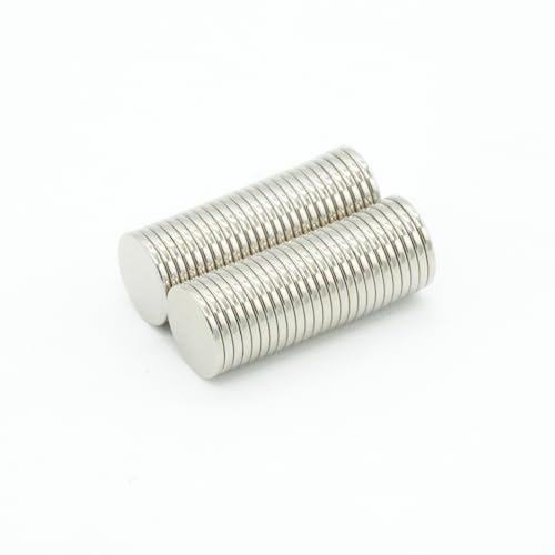 【耐熱強力】ネオジム磁石 N48SH, Φ5×0.5 (mm), (寸法公差±0.05mm) 【耐熱150℃】【防錆特殊4層メッキ】 DIY 小型 丸型 工業用 キッチン 浴室 室外 事務所 多用途 KYOKEI (50)