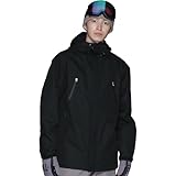 PONTAPES(ポンタぺス) スノーボード ウェア メンズ レディース ジャケット 単品 全12色 XS-XXL 耐水圧10,000mm POJ-300M/MB ブラック Sサイズ スノーウェア スノボウェア スキーウェア ウエア