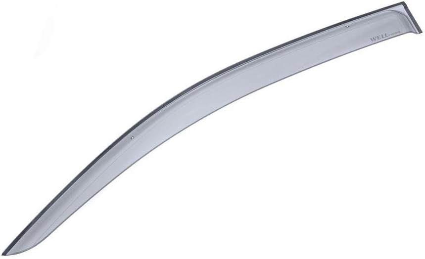 WellVisors Window Visors Wind Deflectors Compatible with Chevrolet Chevy 2015-2022 Colorado Crew Cab Premium Series Rain Guards 3-847CH008