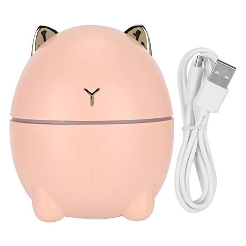 FILFEEL Aromatherapie Diffuser, Ultra großer Nebel Luftreiniger, Haushaltsbüro Mini Cute Cat Form Luftreiniger Luftbefeuchter USB Zerstäuber 200 ml Cover