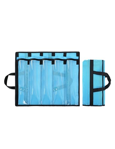 BLUEWING 5 Pockets Tackle Storage Bag for 9in Trolling Lure