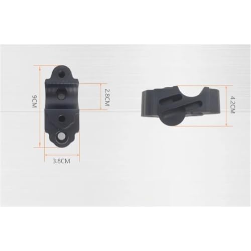 Abrazadera manillar moto manillar elevado compatible con Black Flag 500 aluminio modificado 5