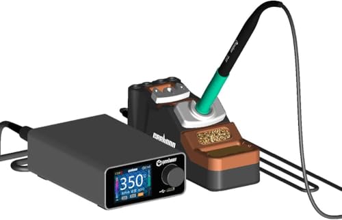 GEEBOON TC22 soldering station compatible with 115/210/245/T12 soldering tip color curve display soldering rework station (TC22 SDC02 245210KIT)
