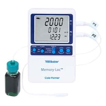 Traceable Datalogging Thermometer: 1 Glass Bottle/1 Bullet Probe