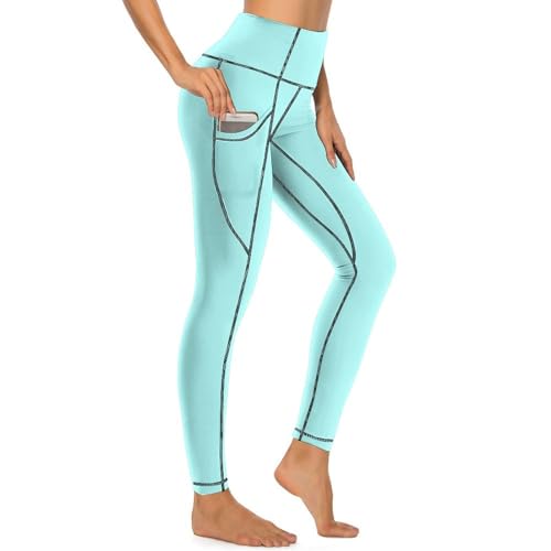 Pantalon de yoga avec poches Novastar legging de sport taille haute femme