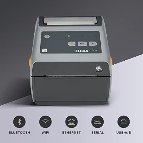 Image of Zebra ZD621 Thermal Shipping Label Printer | 4x6 | No Ink Required
