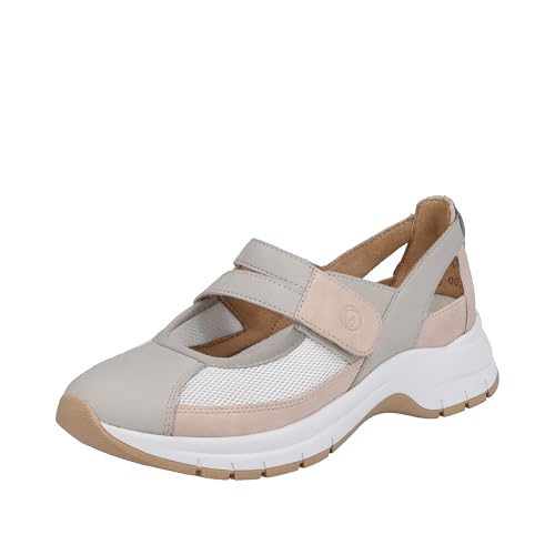 Remonte Femme D0g08 ballerines confortables en cuir avec semelle amovible