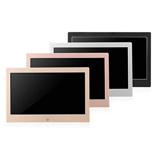 Cornice Digitale A LED Ad Alta Definizione da 10 Pollici, con Scocca in Metallo, Compatibile con Album Cloud Wi-Fi, USB E Scheda SD.
