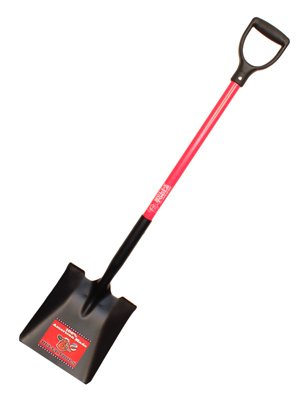Pala cuadrada con mango D de fibra de vidrio miniatura 1