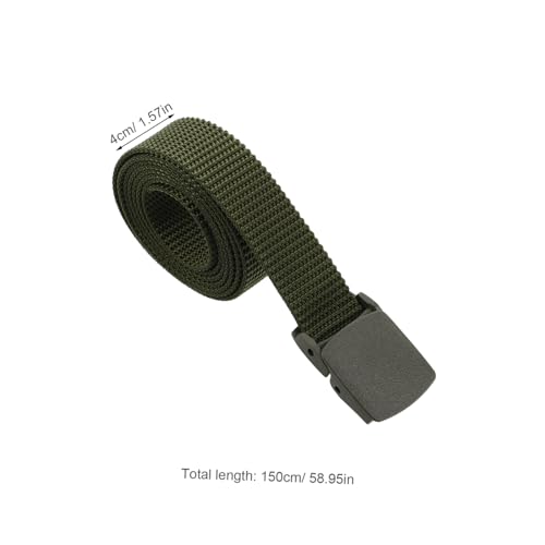 4pcs Nylon Adjustable Adventure Belt for Men No Design for Hiking Camping Outdoor Activities Versatile Webbing Strap with Unique Style and Durable Craftsmanship2