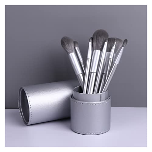 Ensemble de pinceaux de maquillage avec manche en bois pour sublimer votre teint
