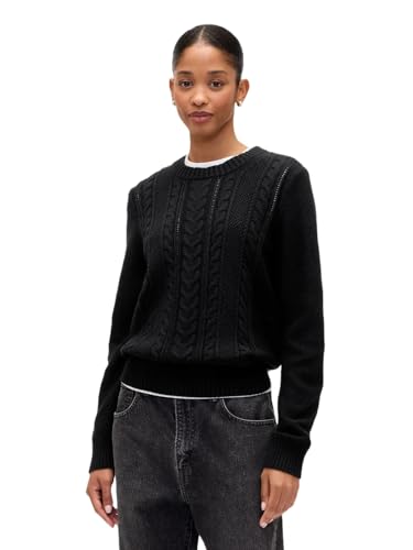 Image of Gap Women's Cable Crewneck Sweater