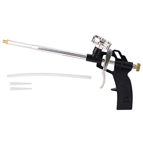 Strumento di riempimento pistola in schiuma, comodo da usare Ampia applicazione Pistola in schiuma PTFE resistente all usura Resistente alla corrosione per finestre per porte del balcone