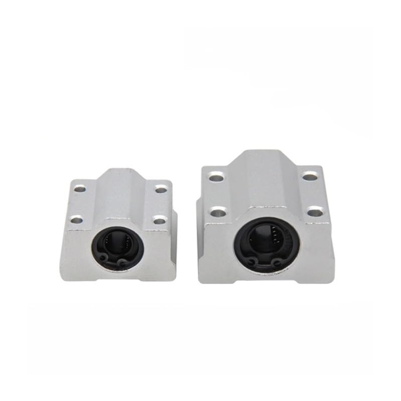 AXK SC8UU SC10UU SC12UU SC16UU Slide Unit Block Bearing Steel Linear Motion Ball Bearing Slide Bushing Shaft Router 3D Printer IDGTTLDF(SC8UU)