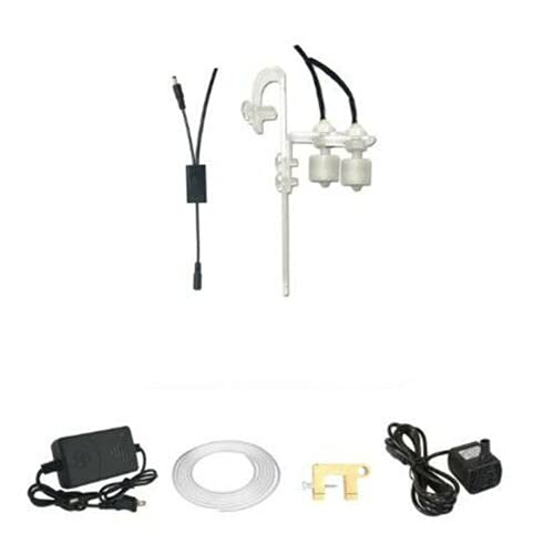 Tanque de Acuario ATO Auto Top Up Off System Bomba de CC, Interruptor de Flotador y Montaje de acrílico (Two Sensor Kit)
