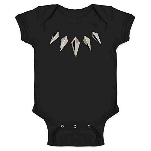 Image of Pop Threads Superhero Panther Collar Halloween Cosplay Infant Baby Boy Girl Bodysuit