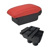 Pour VW pour Touran pour Caddy Boîte d'accoudoir de voiture boîte de rangement de Console centrale centrale avec Interface USB