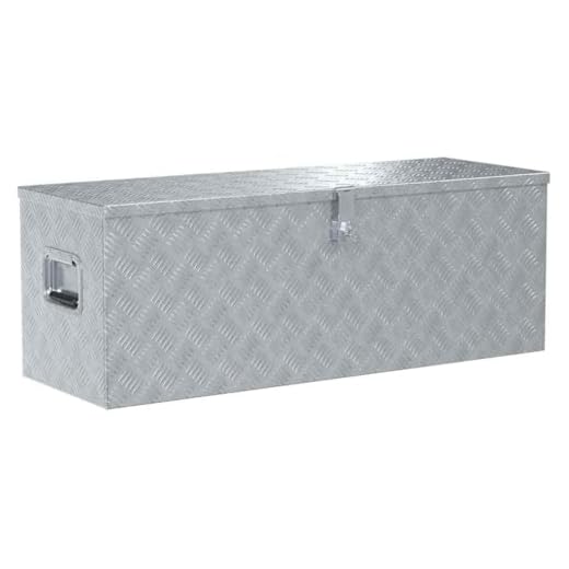vidaXL Werkzeugbox Aluminium 110,5x38,5x40cm Alu Box Koffer Transportkiste