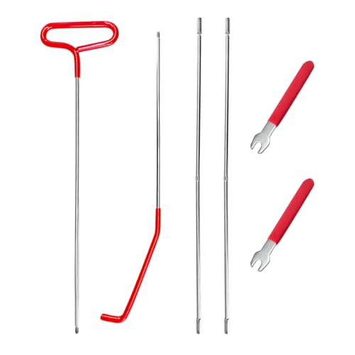 JNXIJ Car Lockout Kit, 67" Long Reach Tool Automotive Professional Emergency Tool Kit, Multi-Function Pull Hook Vehicle Disassembly & Repair Tool Set for Cars Trucks, Car Accessories