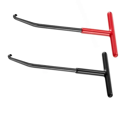 BlesConi Extracteur de ressort d'échappement – Poignée en T pour un retrait facile, 16 x 83 x 9 mm, rouge (2)