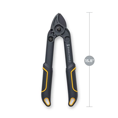 Woodland Tools Co. Duralight 16" Portable Mini Lopper, Tree Cutter, Branch Trimmer, Lightweight Gardening Hand Loppers, Limb Clipper, For Dry Dead Growth (25-3004-100) #TOP7