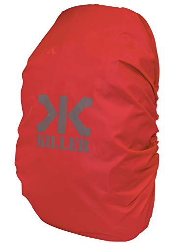 Image of Killer Mini Rain & Dust Cover with Pouch Red for Small 12 Litre Backpacks
