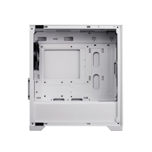 Image of Cooler Master Elite 302 White Micro-ATX High Airflow Minimalist PC Case, 365mm GPU Max, Compatible RTX 5080|RX 7090 XT, 280mm AIO Max, Type C, Tempered Glass, Triple 120mm aRGB PWM Fan, Intakes Grill