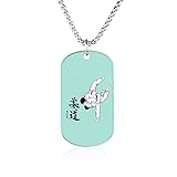 Japanese Judo Necklace Personalized Picture Pendant Necklace Jewelry for Men Women Gift
