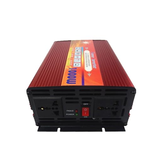 Onduleur domestique onde sinusoïdale modifiée 24V 110V rouge