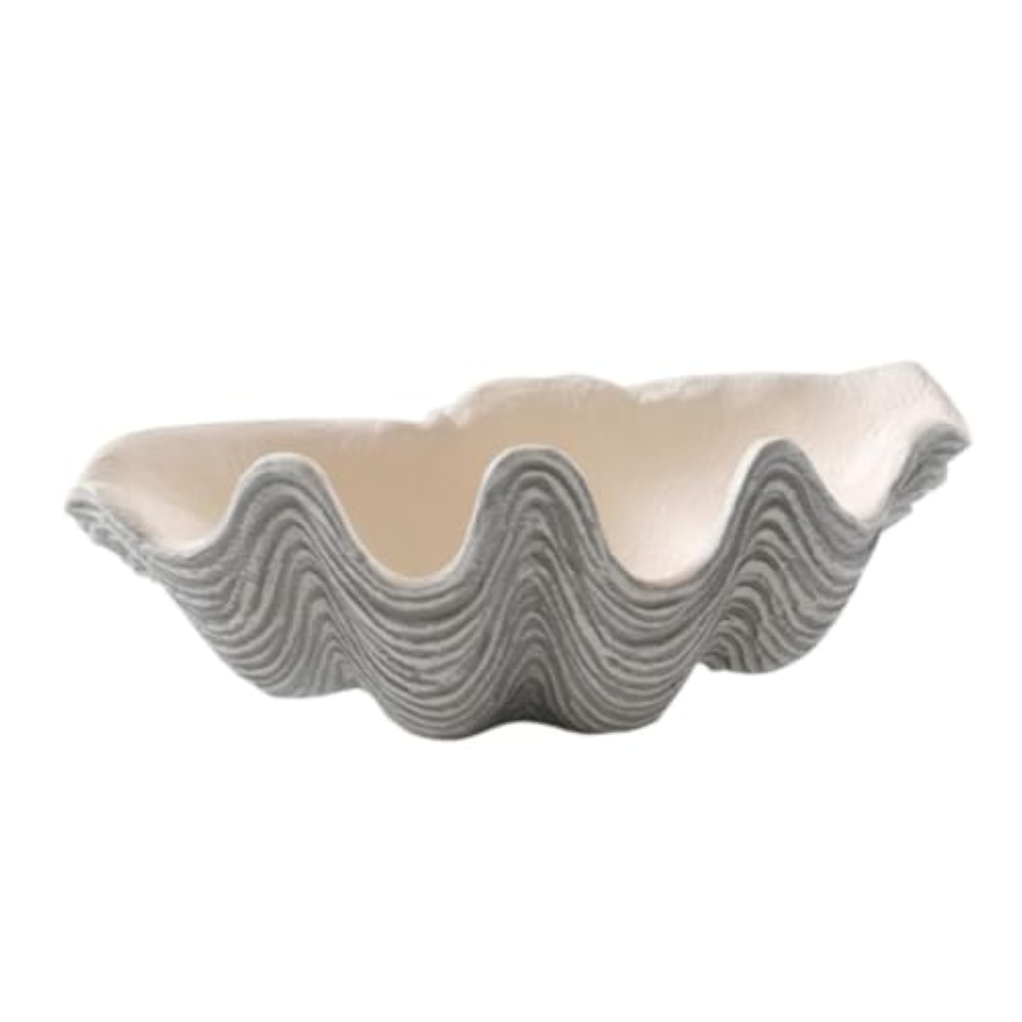 Coastal Clam Tray, Ocean-Themed Decorative Design