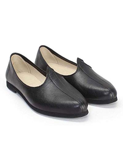 Punjabi Jutti Store Black Leather Jalsa 