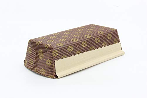 Premium Paper Baking Loaf Pan, Nonstick, Disposable, For Chocolate Cake, Banana Bread, Set Of 6 - By Ecobake (25, 750Gr - 9.2"X3.1"X 2.7") #TOP3